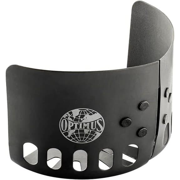 Die 15 besten Survival-Kochtöpfe, die jedes Outdoor-Essen zu einem Festmahl machen 14 Optimus Clip-On Windschutz für Gaskartuschen