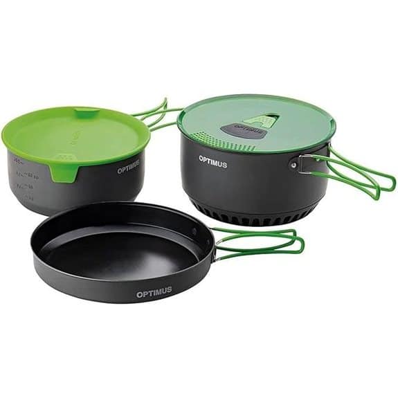 7 Best Outdoor-Kochgeschirre Jeder Campingkoch Lieben Wird 4 Optimus Terra Camp 4 Outdoor-Kochgeschirrset Anthrazit