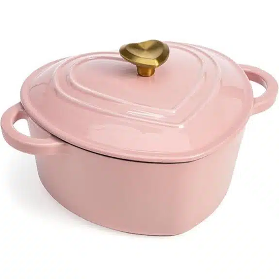 Die 10 besten Dutch Oven Töpfe, die jedes Essen zu einem Genuss machen 4 Paris Hilton Rosa emaillierte Gusseisen-Auflaufform