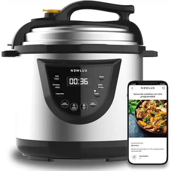 10 Best Einkochtöpfe elektrisch That Make Canning Easier Than Ever 5 NEWLUX Chef Pot V110 6L Programmierbarer elektrischer Schnellkochtopf