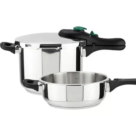 Die 15 besten Schnellkochtopf-Sets, die jedes Abendessen beschleunigen 13 Magefesa Dynamic - Superschneller Schnellkochtopf-Set 6 l und 3,5 l