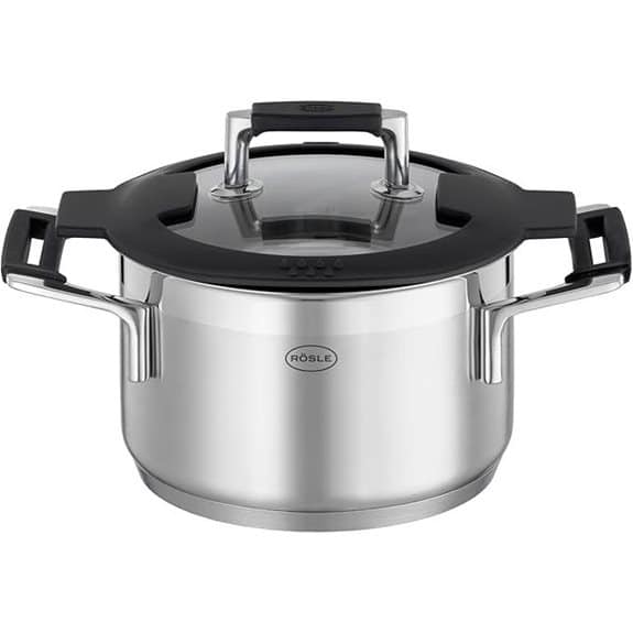 Die 15 besten Kochtöpfe aus Edelstahl 18/10, die jedes Essen zu einem Meisterwerk machen 16 RÖSLE Silence Pro 18/10 Edelstahl-Kochtopf