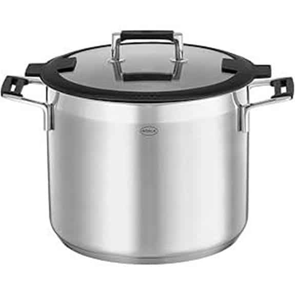 Die 5 besten Gastro-Kochtöpfe, die professionelles Kochen zum Kinderspiel machen 3 RÖSLE Silence Pro 24 cm Edelstahl-Suppentopf