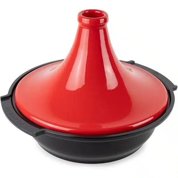 Die 5 besten Tajines, die das Abendessen unter der Woche zu einem Festmahl machen 3 PEUGEOT 30 cm Keramik-Tajine-Topf - Rot