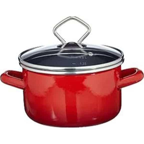 Karl Kruger Rome Serie Fleischtopf 1,5 l Metall Rot 1,5 Liter