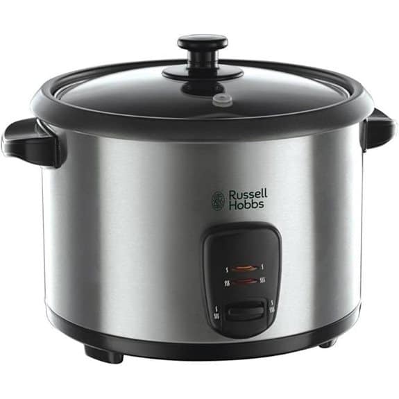 Die 10 besten Reiskocher-Töpfe, mit denen Reis jedes Mal perfekt gelingt 7 Russell Hobbs 1,8-Liter-Reiskocher mit Dampfgarer