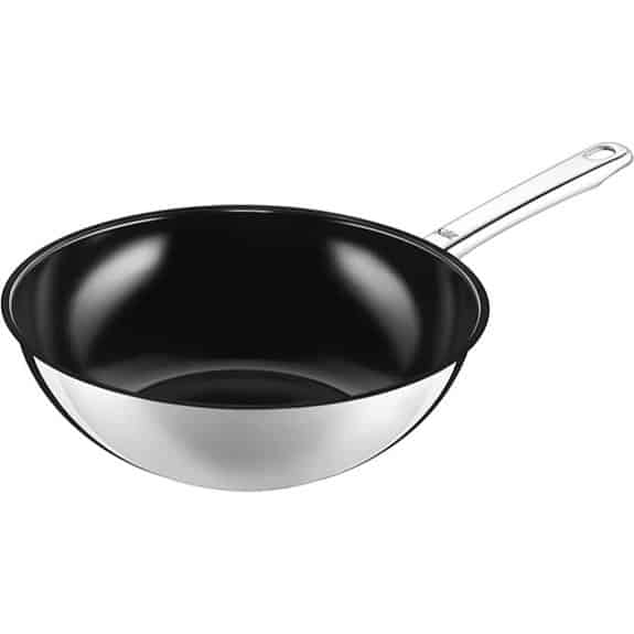 Die 10 besten Woks, mit denen Sie aus Pfannengerichten Gerichte in Restaurantqualität zaubern können 3 Silit Wuhan 0081.6033.01 Wok 28 cm