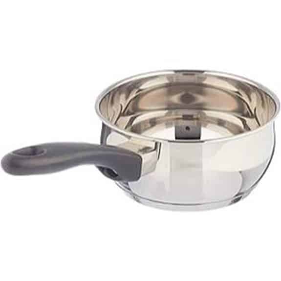 LACOR Garinox 14212 Stielkasserolle 12 cm Silber