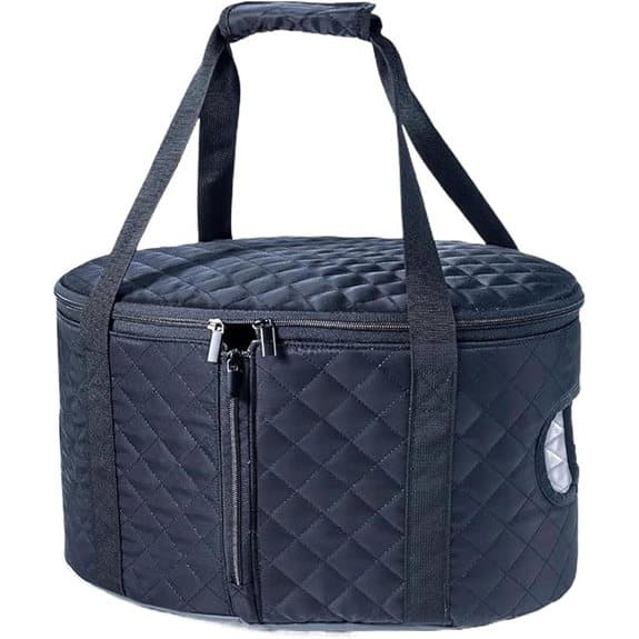 10 Best Kochtöpfe mit Transporttaschen, die jede Campingküche verbessern 5 Tragetasche für Slow Cooker mit Verschlussdeckel