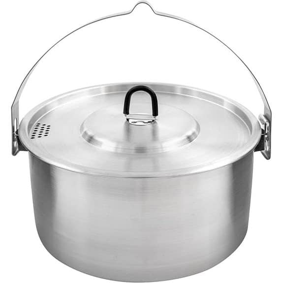 Die 15 besten Bushcraft-Töpfe, die jeder Outdoor-Koch besitzen sollte 14 Tatonka Kettle II Edelstahl-Campingtopf (2,5/4 l)