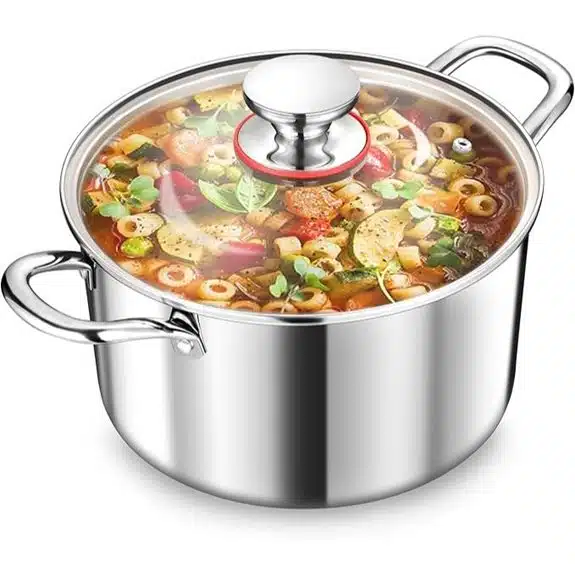 Die 10 besten Suppentöpfe, die das Abendessen unter der Woche zu einem Genuss machen 11 TEAMFAR 24 cm Edelstahl-Kochtopf, 5,7 l