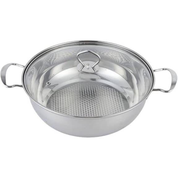 Die 10 besten Hotpot-Töpfe, die jedes Essen zu einem gemütlichen Festmahl machen 2 VALICLUD 26 cm Edelstahl-Topf mit Deckel