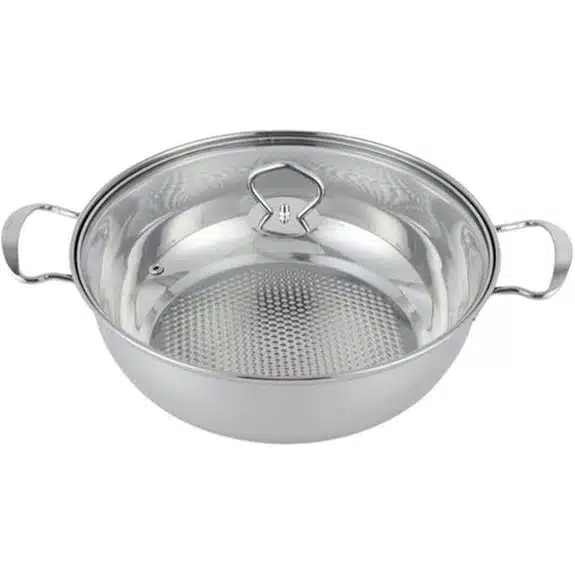 Die 10 besten Hotpot-Töpfe, die jedes Essen zu einem gemütlichen Festmahl machen 2 VALICLUD 26 cm Edelstahl-Topf mit Deckel