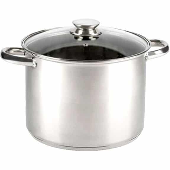 VIER - Kochtopf 20 cm 18/10 Edelstahl