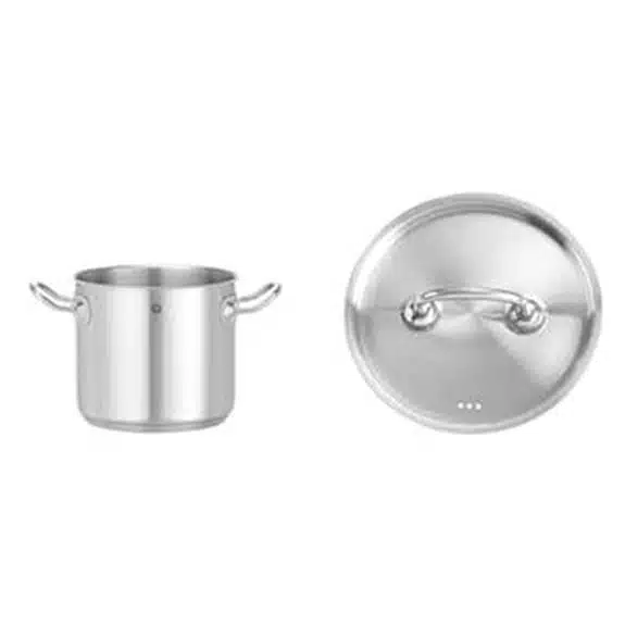 7 Best Kochtöpfe Gasherd Geeignet, die jede Küche aufwerten 2 HENDI 2,8 l Edelstahl-Kochtopf (160 mm)