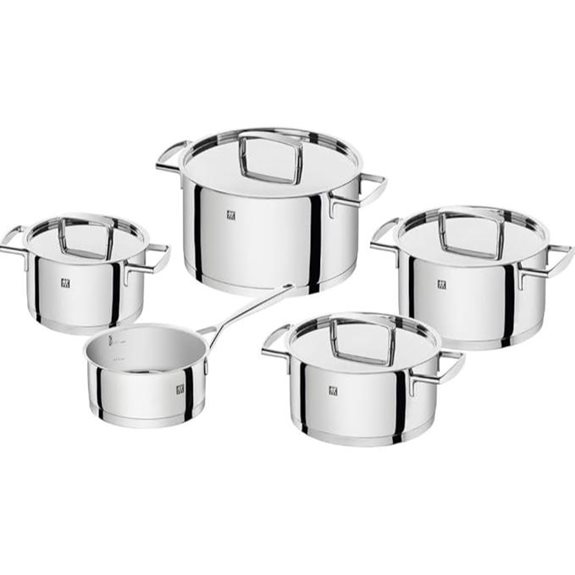 Die 10 besten Edelstahltöpfe, die das Kochen zu einem luxuriösen Erlebnis machen 6 Zwilling 66060-000-0 Passion Topfset Edelstahl 5-teilig