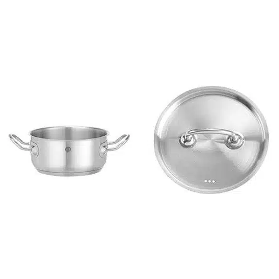 15 Best Kochtöpfe Gasherd Geeignet: Töpfe, die jede Küche aufwerten 10 HENDI 1,5 l Edelstahl-Tiefpfanne (160 mm)