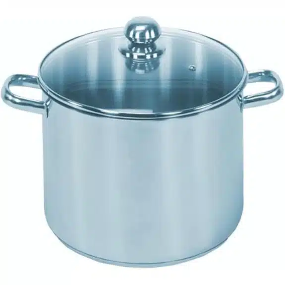 Die 9 besten Kochtöpfe mit 15 Litern Fassungsvermögen, mit denen das Kochen großer Mengen zum Kinderspiel wird 8 Karl Kruger 17 l Edelstahl-Jumbotopf mit Deckel
