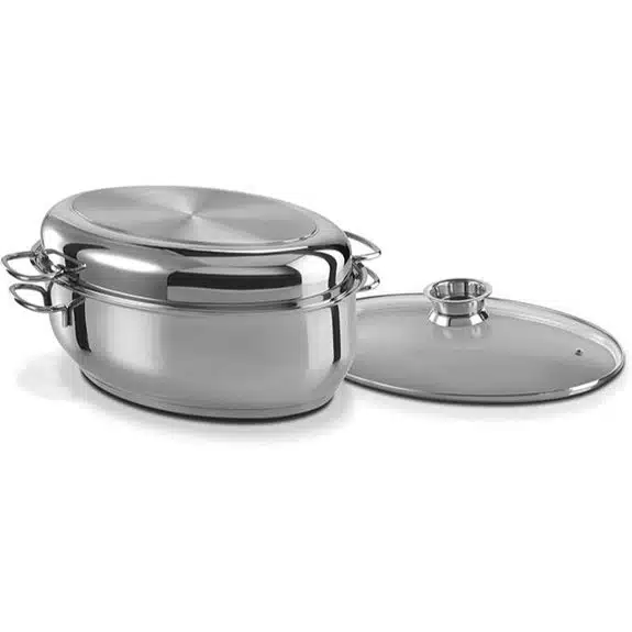 Die 5 besten Bräter, die das Abendessen unter der Woche zu einem kulinarischen Erfolg machen 6 GSW 3-in-1 Edelstahl-Ovalglasbehälter