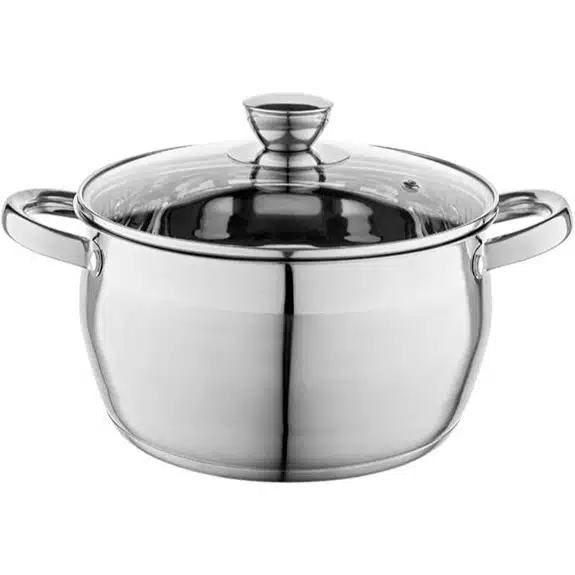 Die 10 besten Suppentöpfe, die das Abendessen unter der Woche zu einem Genuss machen 9 Florina Oliver 6L Edelstahltopf mit Deckel