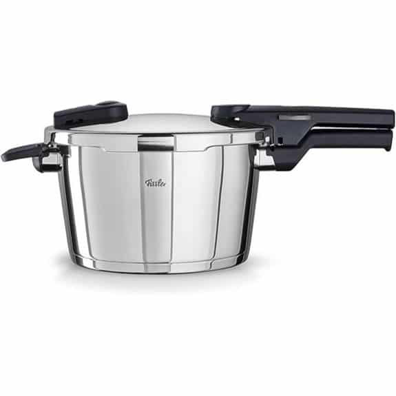 Die 10 besten Schnellkochtöpfe, die das Abendessen beschleunigen, ohne Kompromisse einzugehen 10 Fissler Vitaquick 4,5 l Edelstahl-Schnellkochtopf