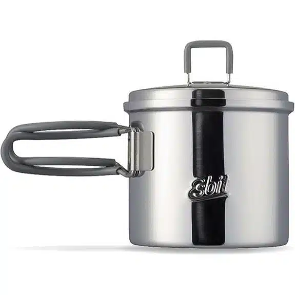 Die 15 besten Outdoor-Kochtöpfe, die Campingmahlzeiten in Gourmet-Festessen verwandeln 13 Esbit Edelstahl Silber 625 ml