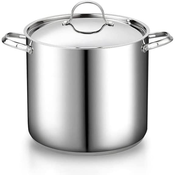 Cooks Standard Edelstahl-Suppentopf mit Deckel, 24 Quart