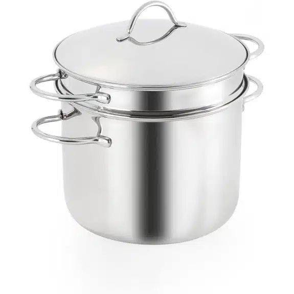 Die 10 besten Nudeltöpfe, die den Pasta-Abend zum Kinderspiel machen 11 Barazzoni 401048022 Edelstahl 18/10 Spaghetti-Topf mit Korb 6 l