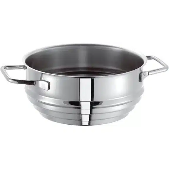 5 Best Dämpfeinsätze für Kochtöpfe, die Dampfkochen Zum Kinderspiel Machen 3 Schulte-Ufer Wega Stainless Steel Steamer Set (16-20cm)