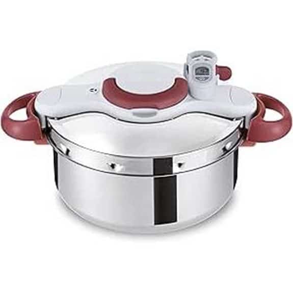 Die 10 besten Schnellkochtöpfe, die das Abendessen beschleunigen, ohne Kompromisse einzugehen 3 Tefal Clipso Minut Perfect Schnellkochtopf Edelstahl 6 Liter
