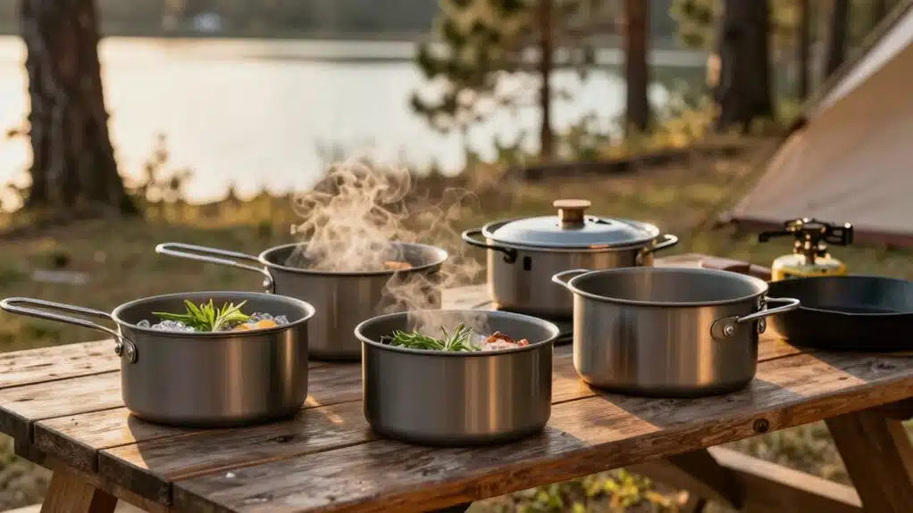 Die 5 besten Gaskocher-Töpfe, die das Kochen im Camp zu Gourmet-Mahlzeiten machen 1 Die besten Camping-Kochgeschirrsets