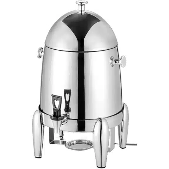 Die 12 besten Glühweintöpfe, um jede festliche Runde zu erwärmen 5 Gastro Warmwasserspender 2.8 Gal (400W) transparent