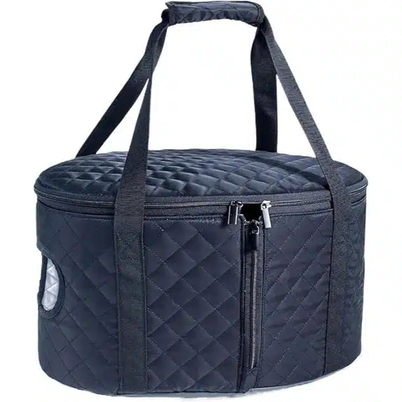 10 Best Kochtöpfe mit Transporttaschen, die jede Campingküche verbessern 9 Thermo-Transporttasche mit sicherem Gurtsystem für Reisen