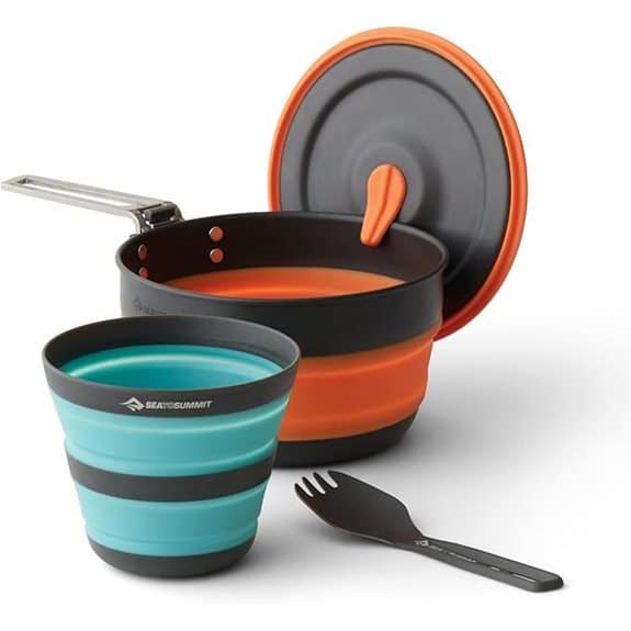 Sea to Summit Frontier Ultraleichtes 1-Personen-Kochset, zusammenklappbar