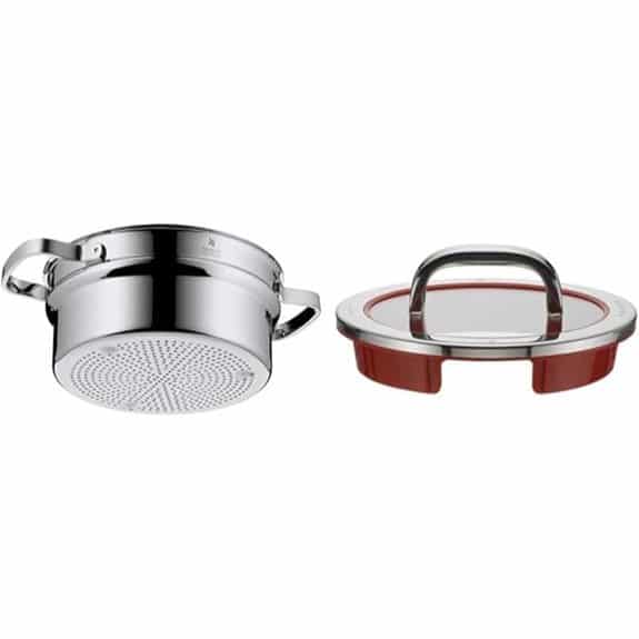 Die 15 besten Dampfgarer-Einsätze, die Ihre Abendessen unter der Woche in Gourmet-Gerichte verwandeln 9 WMF Funktion 4 Gemüse- und Kartoffeldämpfer 20 cm