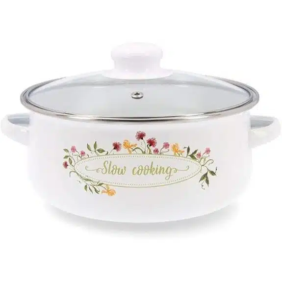 Die 15 besten emaillierten Kochtöpfe, die das tägliche Kochen zum Vergnügen machen 7 Quid Memory Emaillierter Stahl-Topf 20 cm 280 cl Weiß