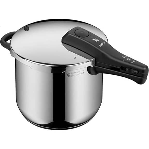 Die 10 besten Schnellkochtöpfe, die das Abendessen beschleunigen, ohne Kompromisse einzugehen 4 WMF Perfect One 6,5 l Cromargan Schnellkochtopf