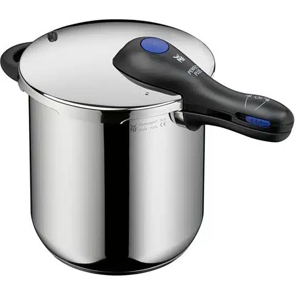Die 15 besten Dampfdrucktöpfe, die das Kochen beschleunigen, ohne den Geschmack zu beeinträchtigen 9 WMF Perfect Plus 8,5 l Schnellkochtopf