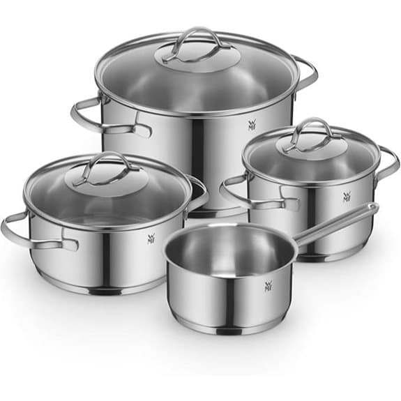 WMF Provence 4-teiliges Kochgeschirrset aus Cromargan-Edelstahl
