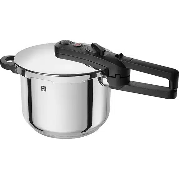 Die 15 besten Dampfdrucktöpfe, die das Kochen beschleunigen, ohne den Geschmack zu beeinträchtigen 3 ZWILLING EcoQuick II 6L Schnellkochtopf (22 cm)